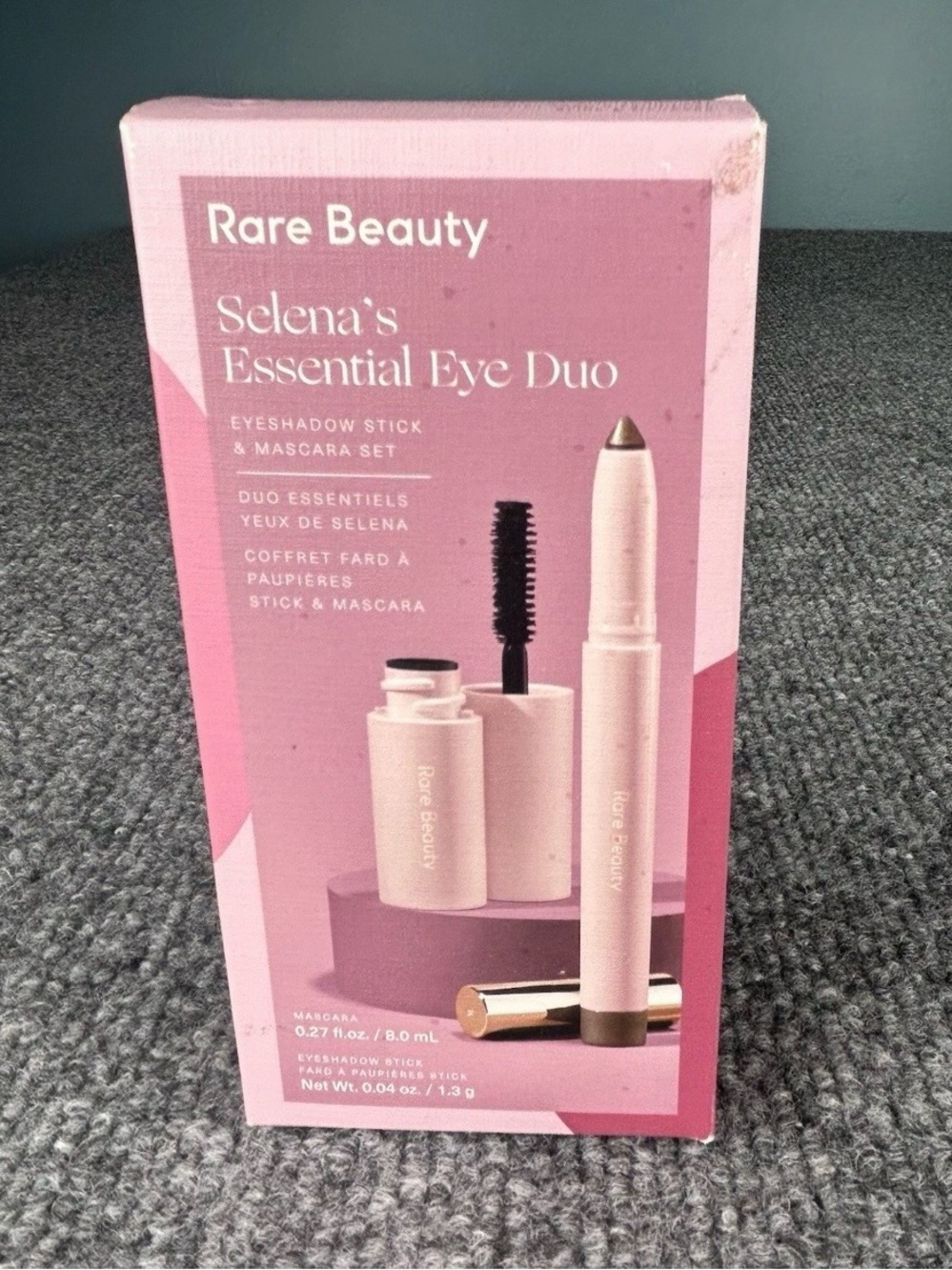 Rare Beauty Selena's Essential Eye Duo Eyeshadow Stick & Mascara Set - NIB